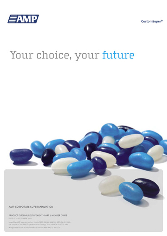 AMP - Superannuation Product advertising