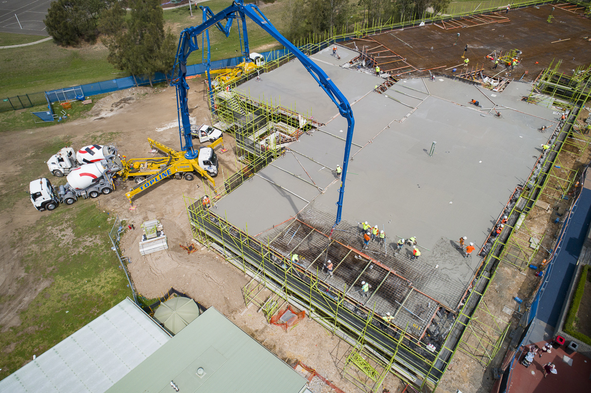 Hassall Grove Public School Concrete Pour