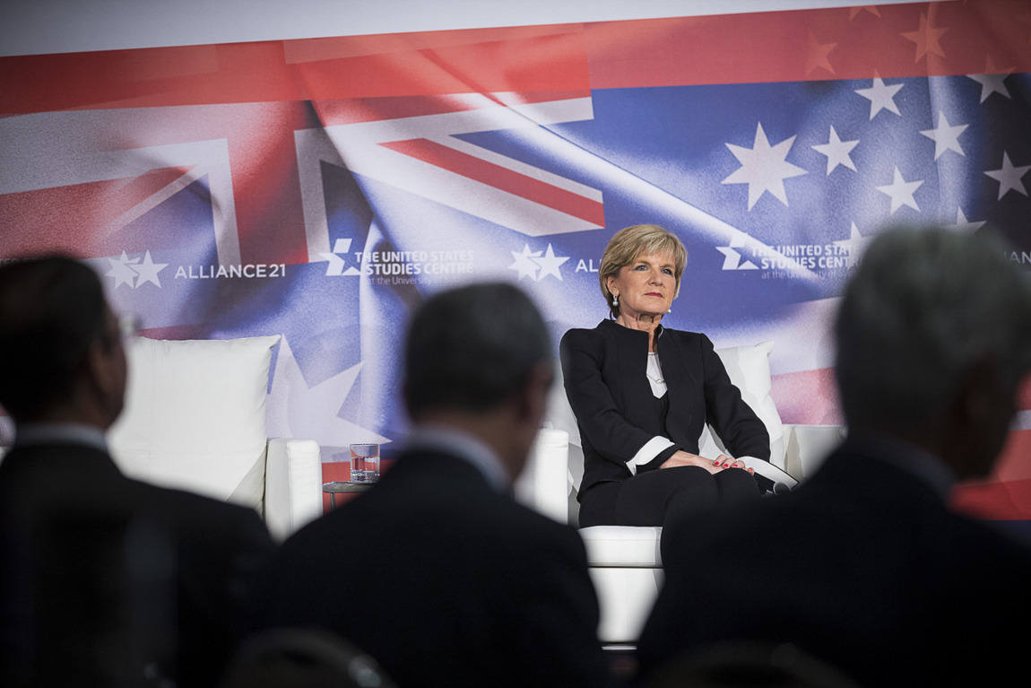 United States Studies Centre - Julie Bishop, Guest speaker at Alliance 21 Project